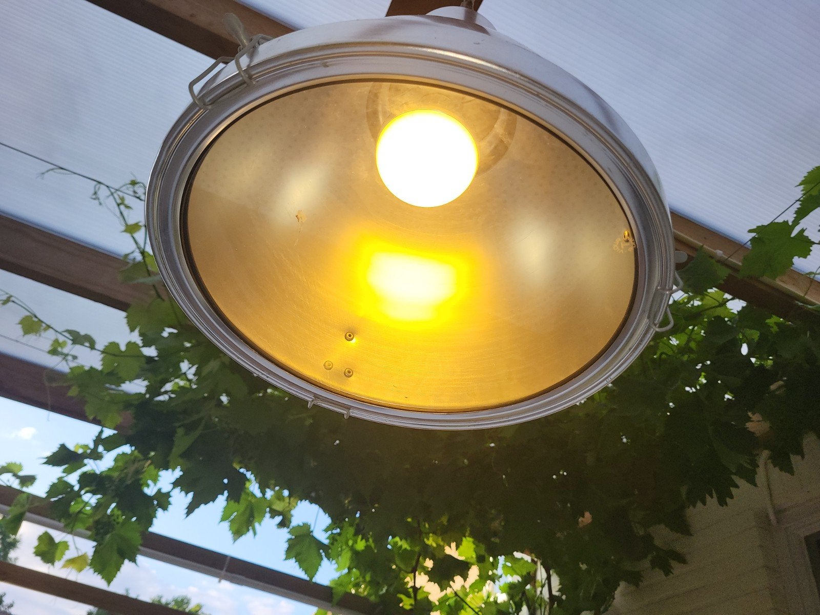 Ryetti Illuminacion robuuste hanglamp, Gebruikt, Minder dan 50 watt, Aluminium, Ophalen of Verzenden