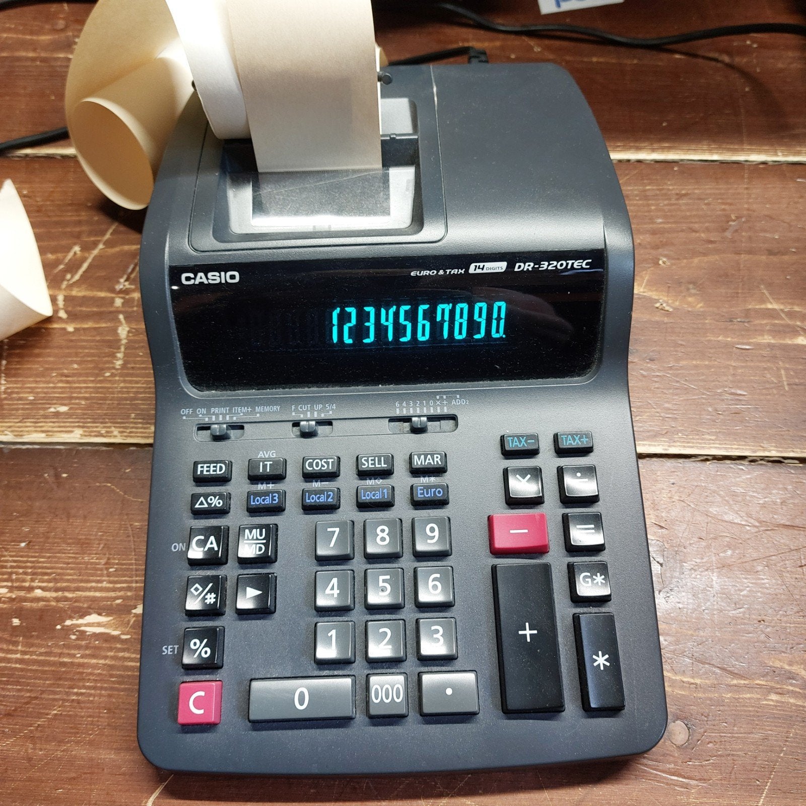 Casio telmachine, Ophalen