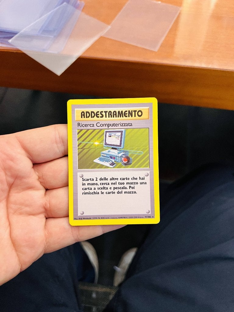 Computer Search 71/102 Base Set Pokemon, Verzenden, Zo goed als nieuw, Losse kaart, Foil