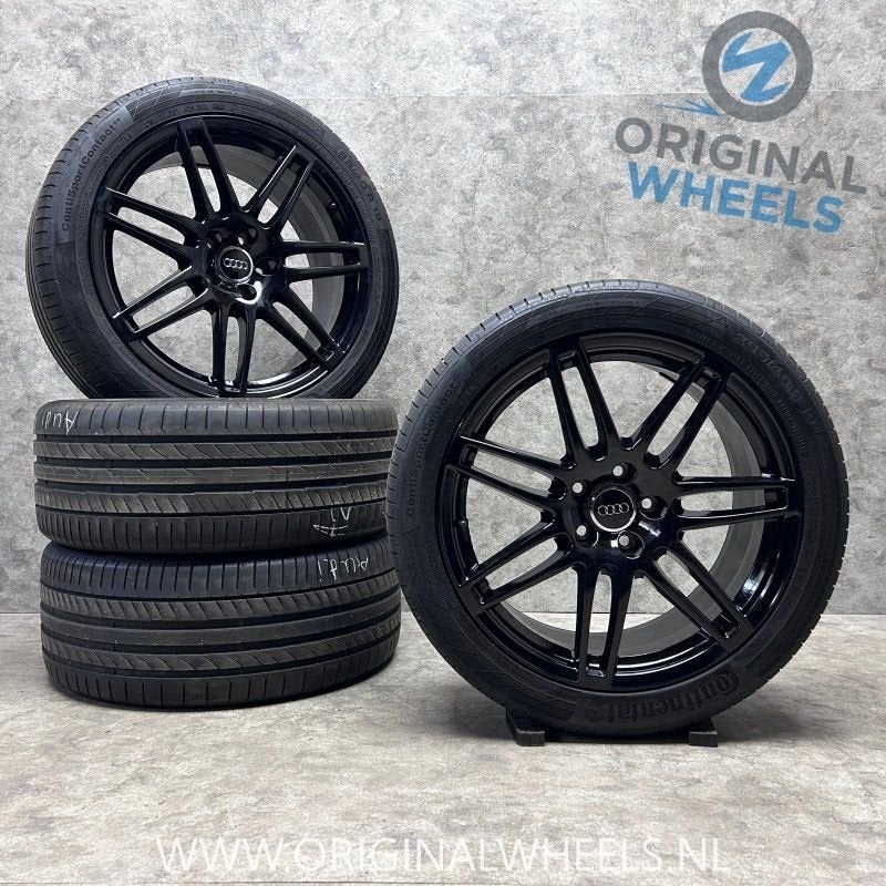 19  inch originele velgen + zomerbanden Audi A6 C7, 19 inch, Gebruikt, -, -