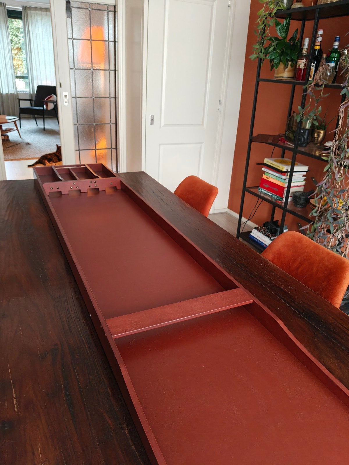 Sjoelbak nieuw: Longfield Advanced DF, Ophalen
