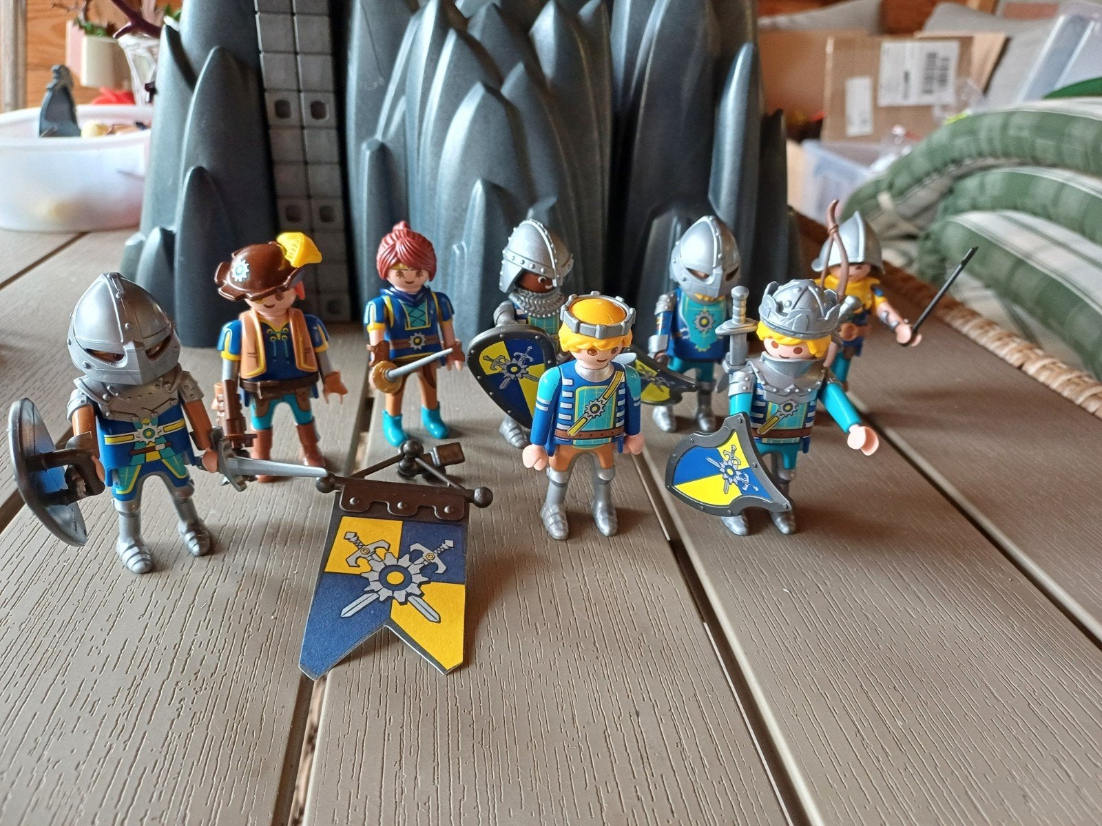 Playmobil 8 soldaten Novelmore. Nieuw staat, Ophalen of Verzenden