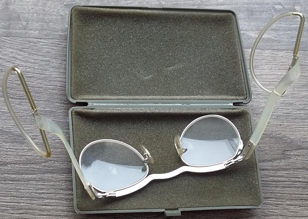 Jaren 70 Landmacht Militair Soldaat Gevechtsbril Bril Oorlog, Nvt., Kleding of Schoenen, Ophalen of Verzenden, Nederland