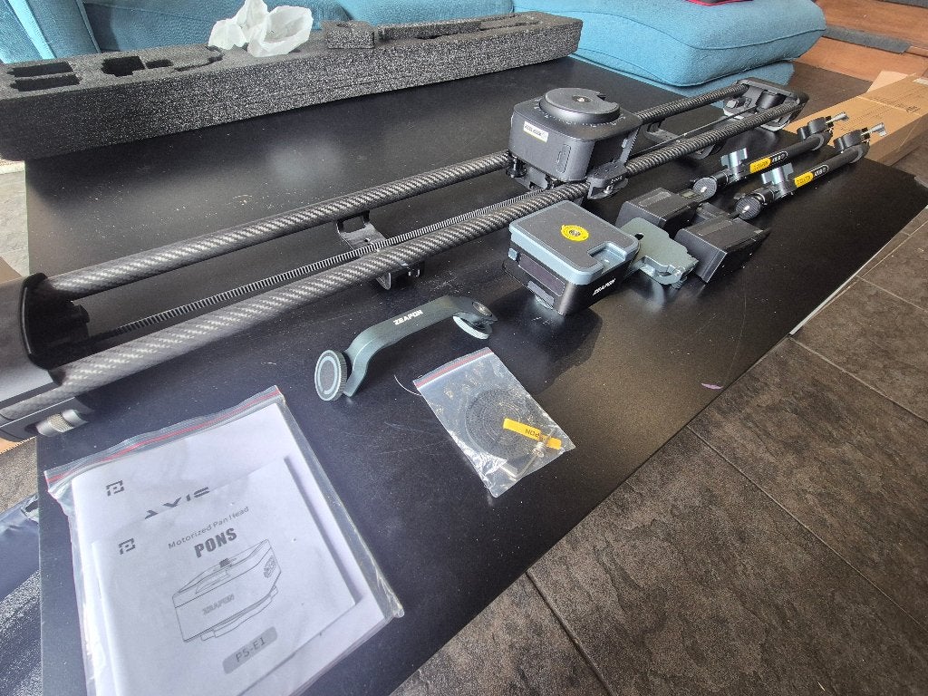 Zeapon AXIS 120 Pro - 3-assige cameraslider + PONS compleet, Ophalen, Zo goed als nieuw, Video