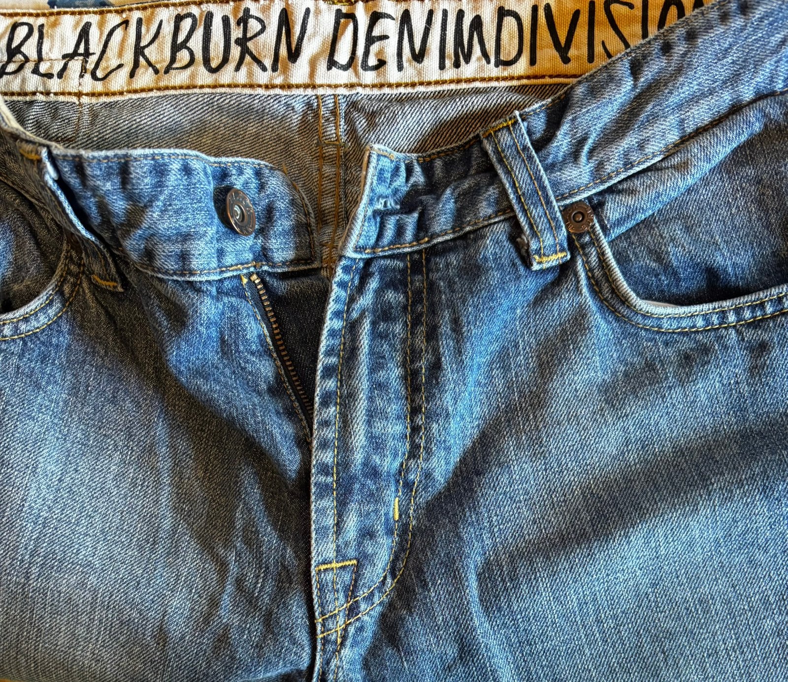 Blackburn denimdivision jeans 31/34, Ophalen of Verzenden, Zo goed als nieuw, Blauw, W30 - W32 (confectie 38/40)