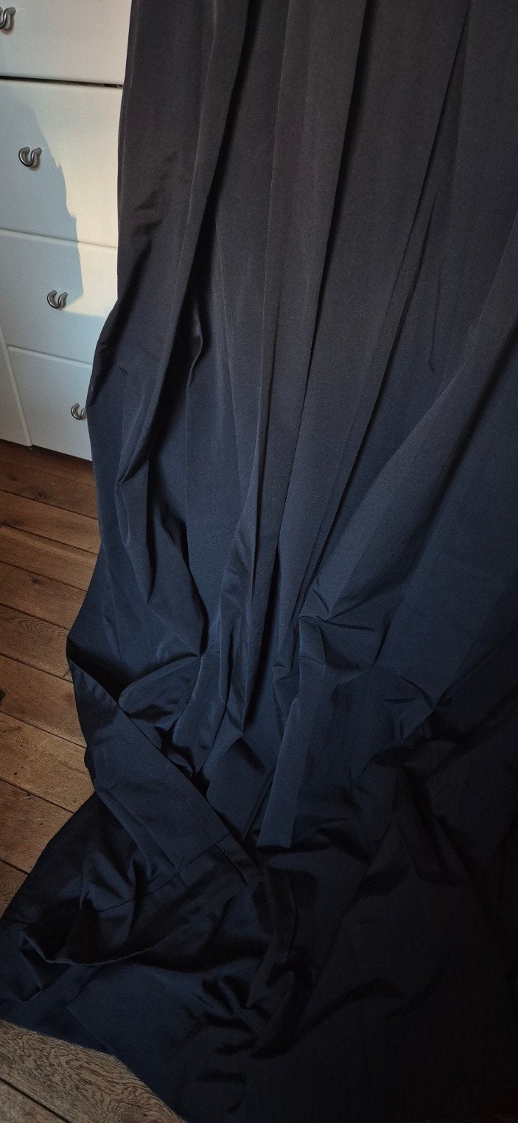 Gordijnen Dedar verduisterend ringen 672 248 (460 248), Verzenden, Nieuw, Zwart, Overige typen