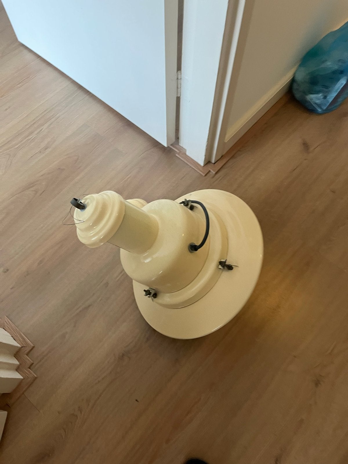 Stoere scheepslamp met industriële look, Ophalen, Gebruikt, Metaal, E27 (groot)