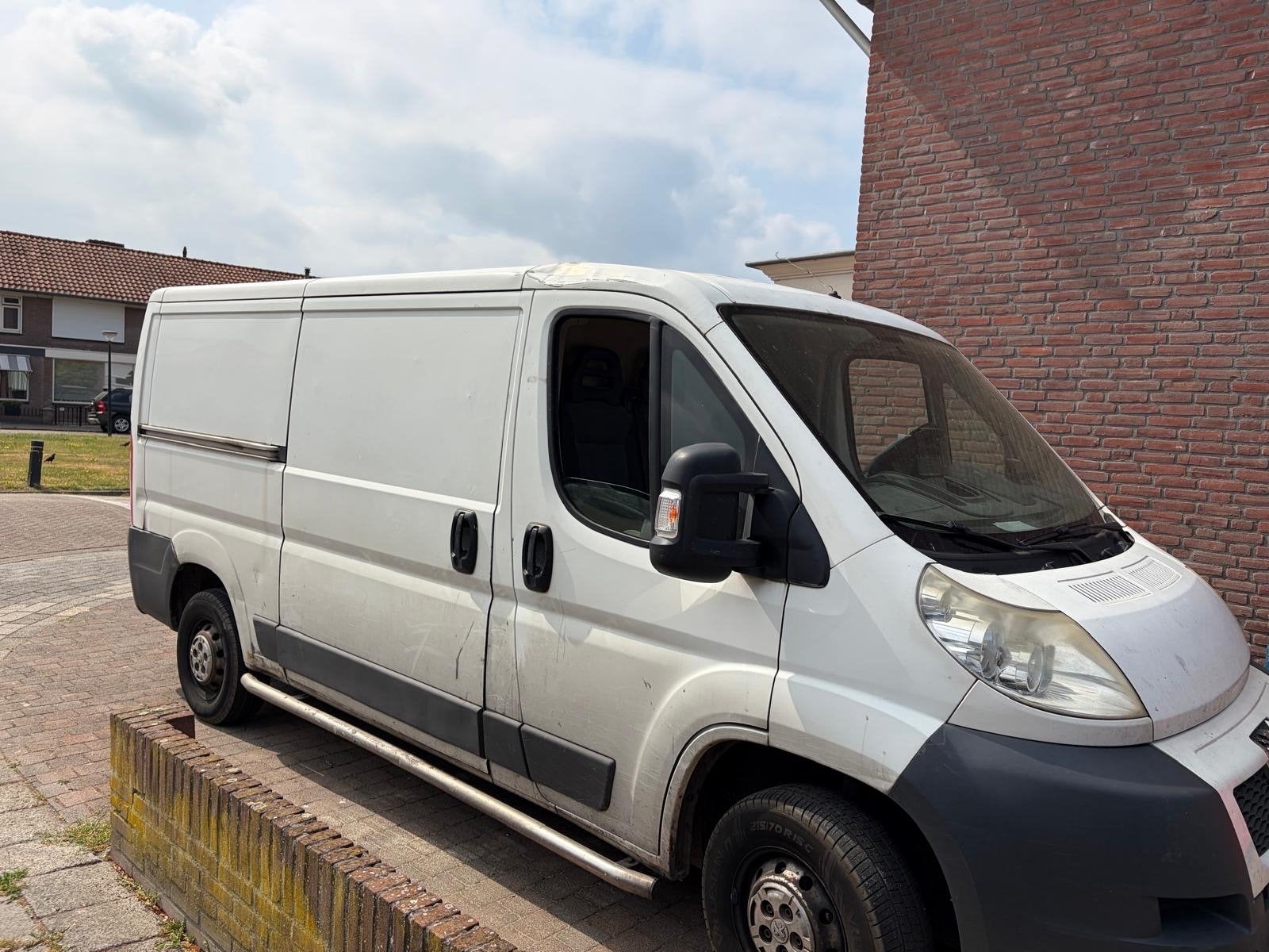 Peugeot Boxer GB 330 L2h1 HDI 130PK 2013, Auto's, Stof, 4 cilinders, Wit, Origineel Nederlands