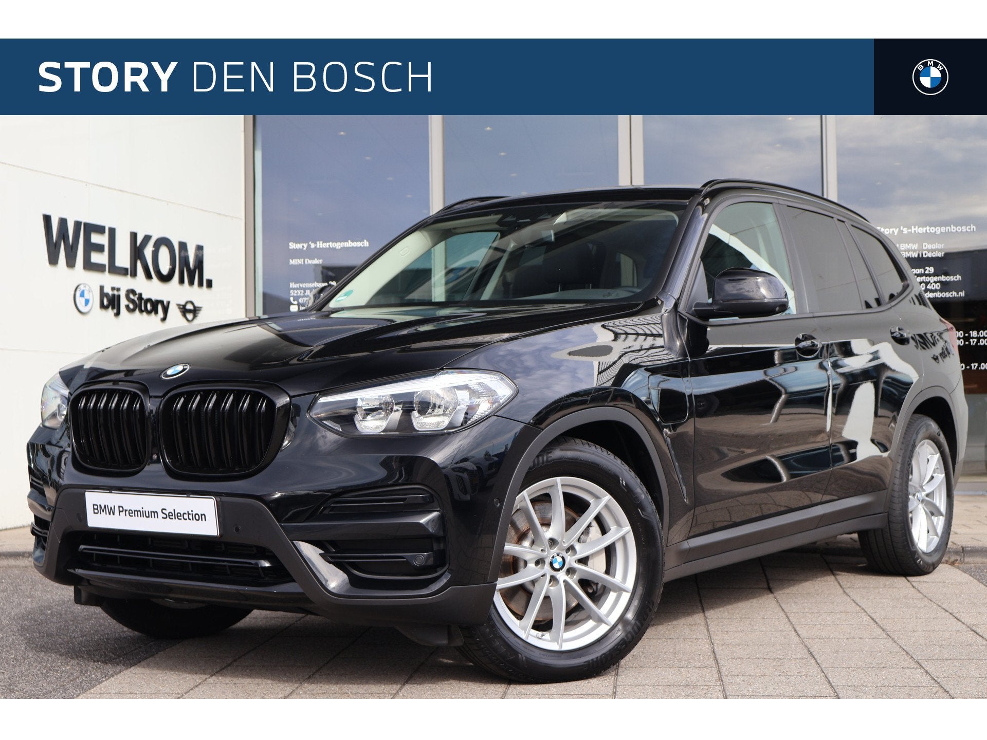 BMW X3 xDrive30e Essential Automaat / Trekhaak / Sportstoele, Auto's, Gebruikt, Euro 6, 4 cilinders, Leder en Stof