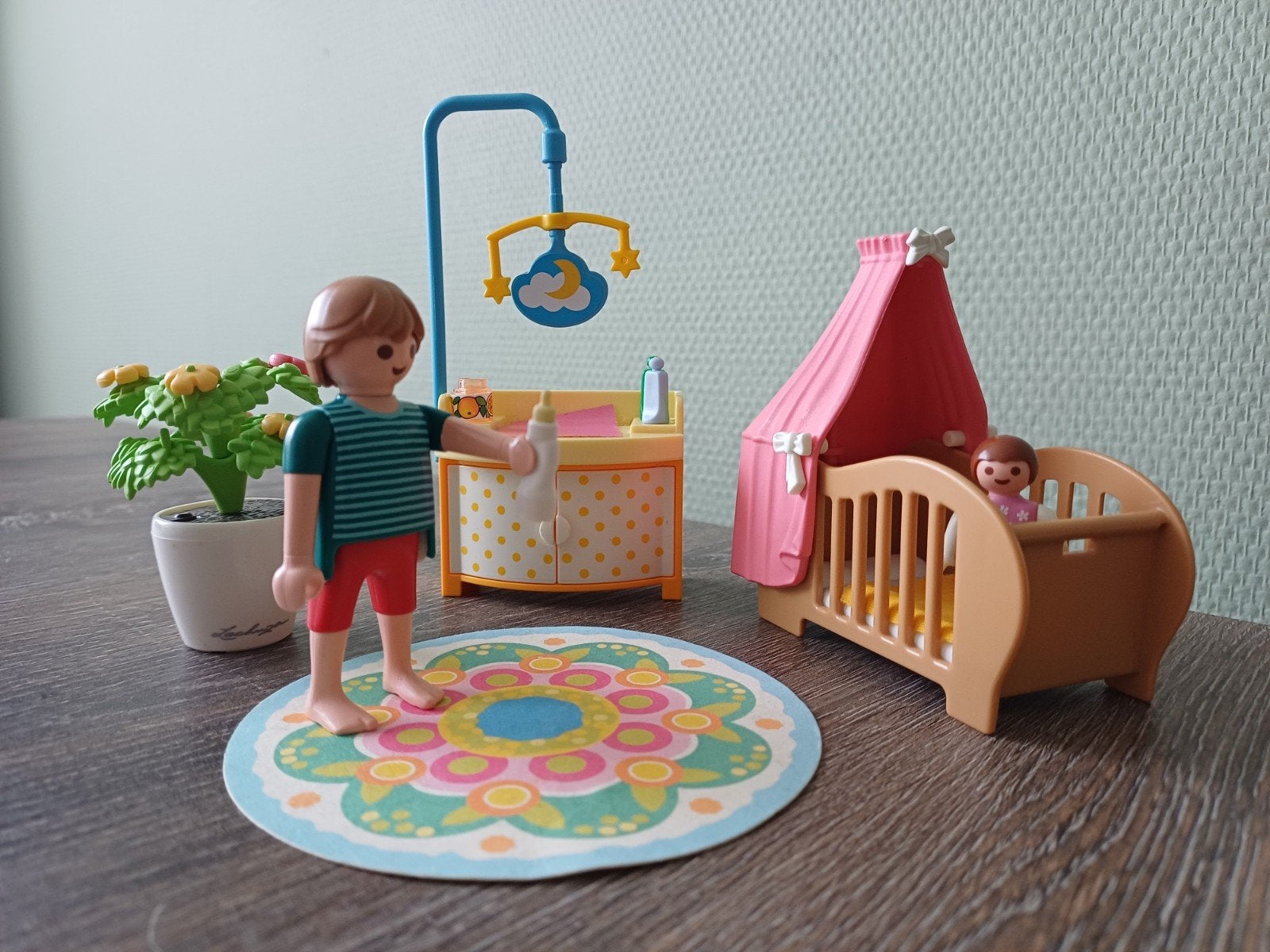 Playmobil Babykamer met figuren en accessoires, Ophalen of Verzenden, Zo goed als nieuw, Jongen of Meisje
