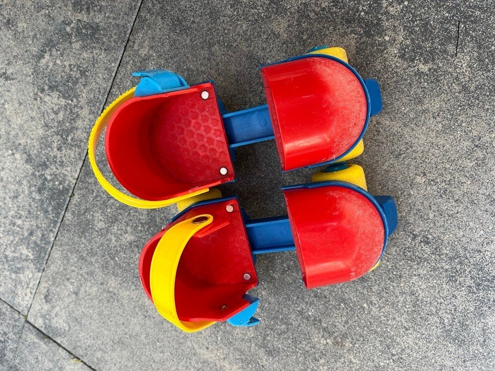 Vintage rolschaatsen, Ophalen, Verstelbaar, Gebruikt, Kinderen