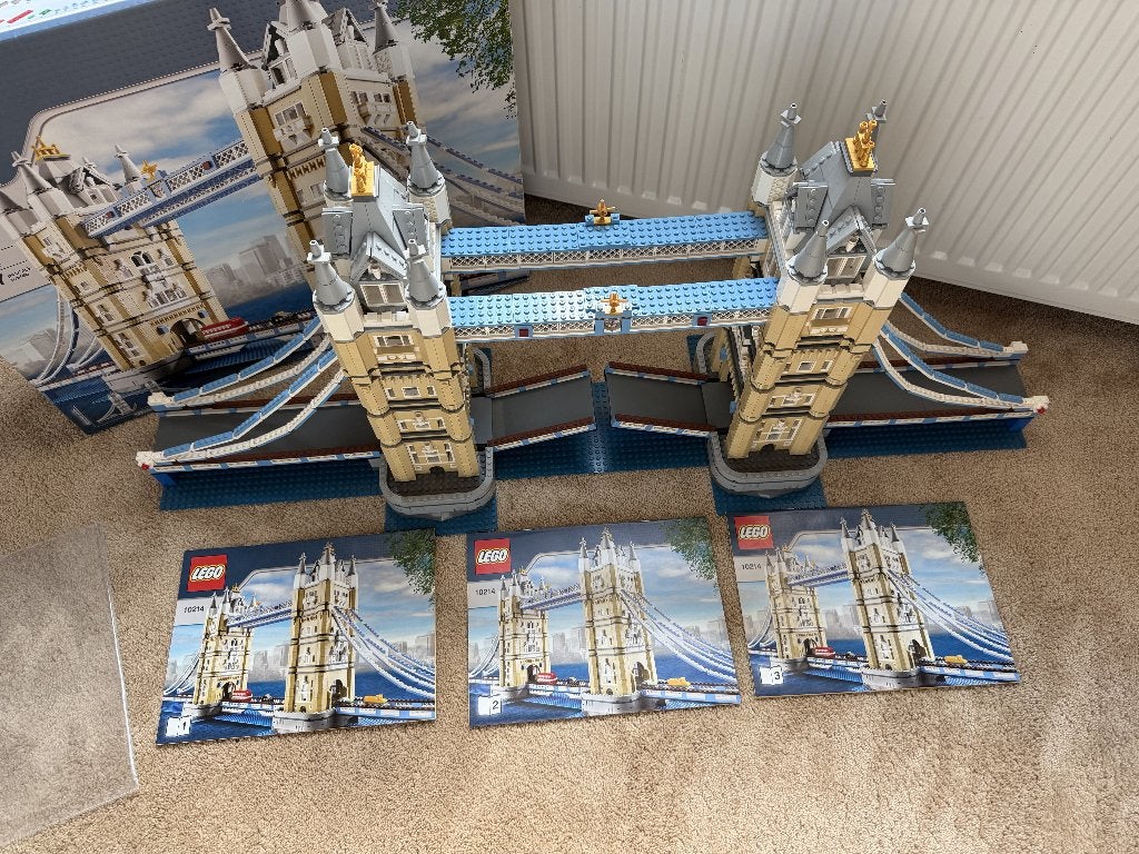 Lego 10214 Tower Bridge, zo goed als nieuw, Ophalen, Lego, Zo goed als nieuw, Complete set