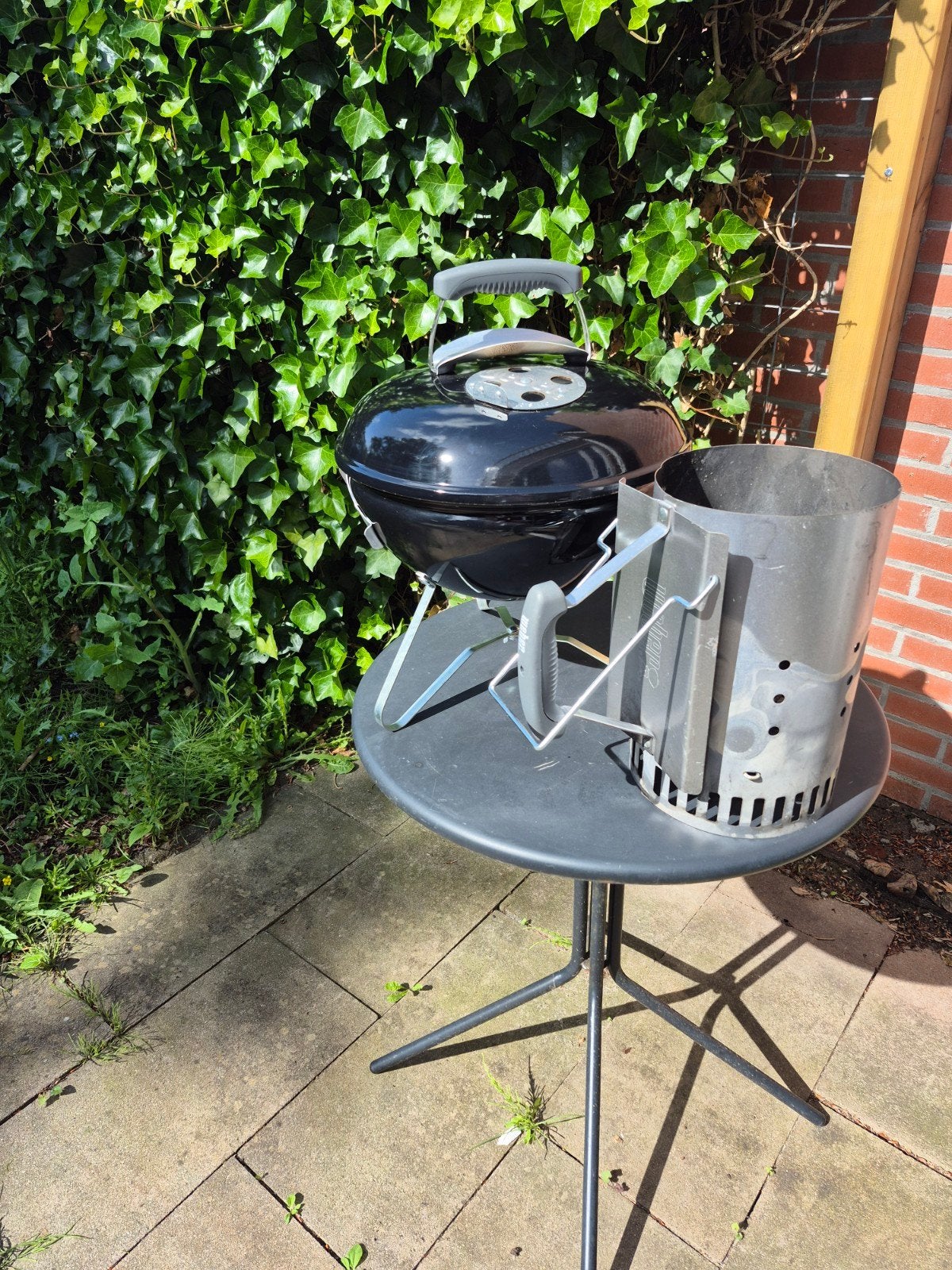 Weber Smokey BBQ - Brikettenstarter Van Weber, Tuin en Terras, Ophalen, Zo goed als nieuw, Weber