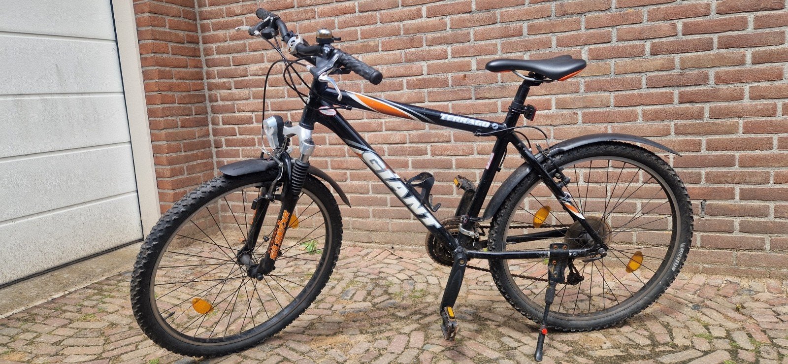 Giant Terrago Mountainbike - maat M, Ophalen, Gebruikt, Velgrem, 45 tot 49 cm
