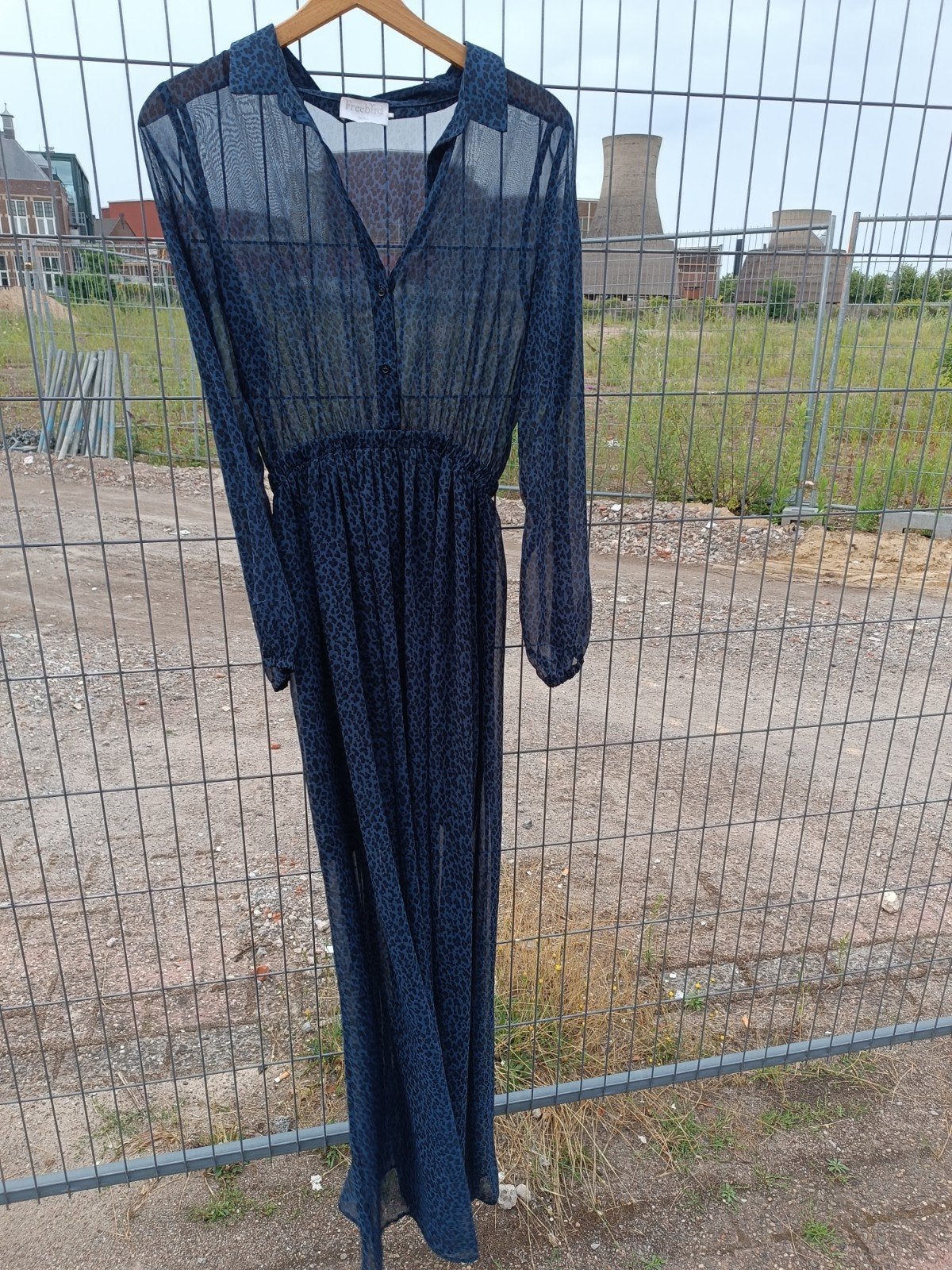 Freebird jurk mt S marineblauw, Blauw, Ophalen of Verzenden, Zo goed als nieuw, Freebird