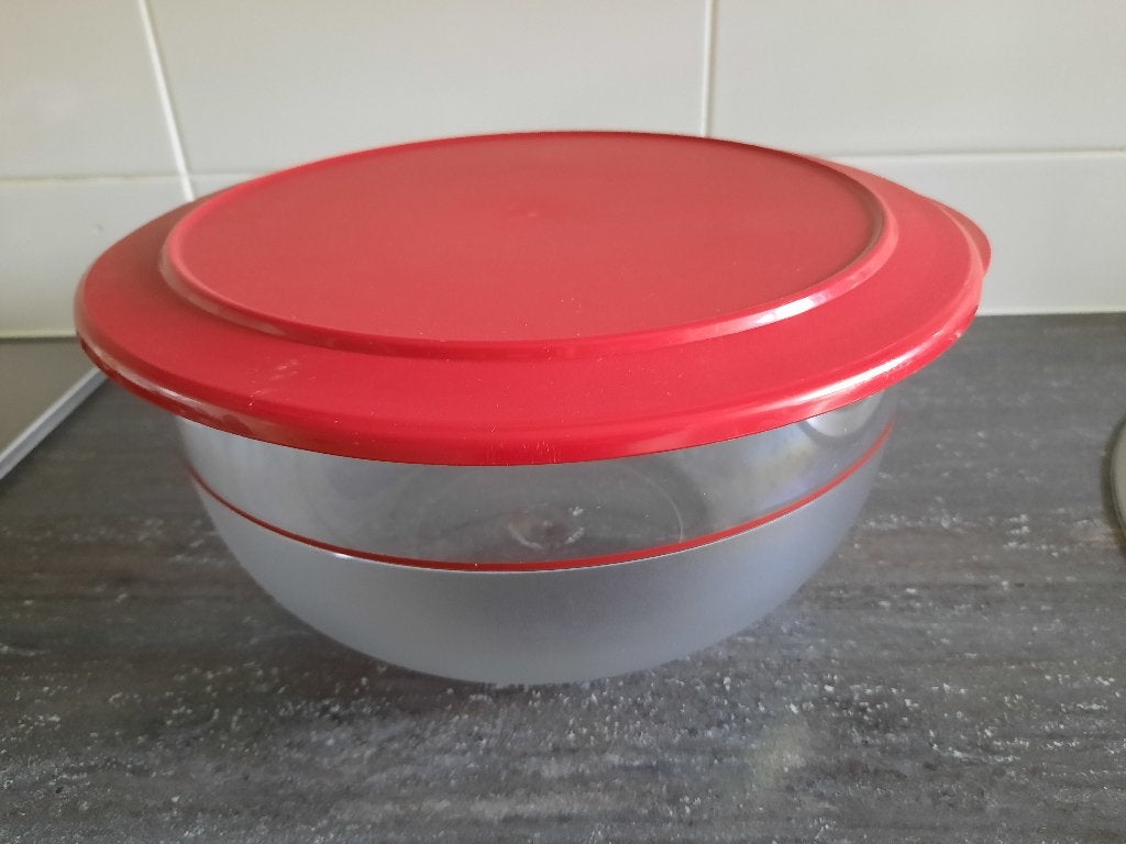 Superkom 6,0 L Tupperware, Ophalen, Gebruikt, Met deksel, Bak of Kom