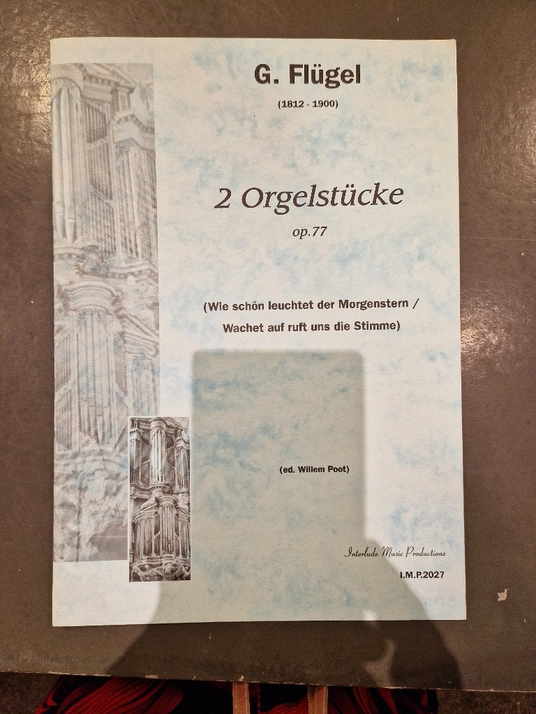 flugel 2 orgelstukken, Ophalen of Verzenden, Nieuw, Artiest of Componist, Populair