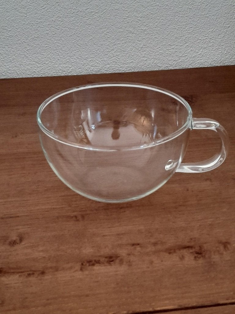 theeglas theekop van glas, Ophalen of Verzenden, Glas, Overige stijlen, Glas of Glazen
