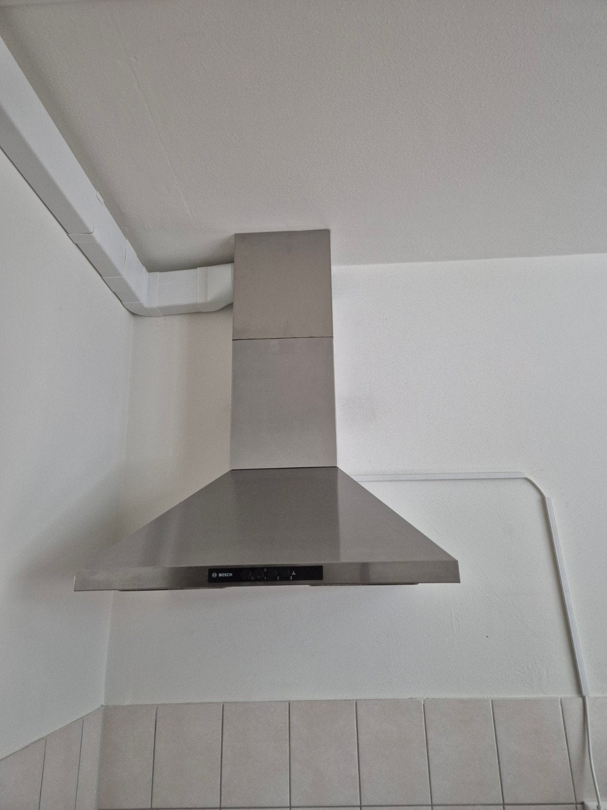 Bosch afzuigkap RVS, Ophalen, Gebruikt, Wandschouwkap
