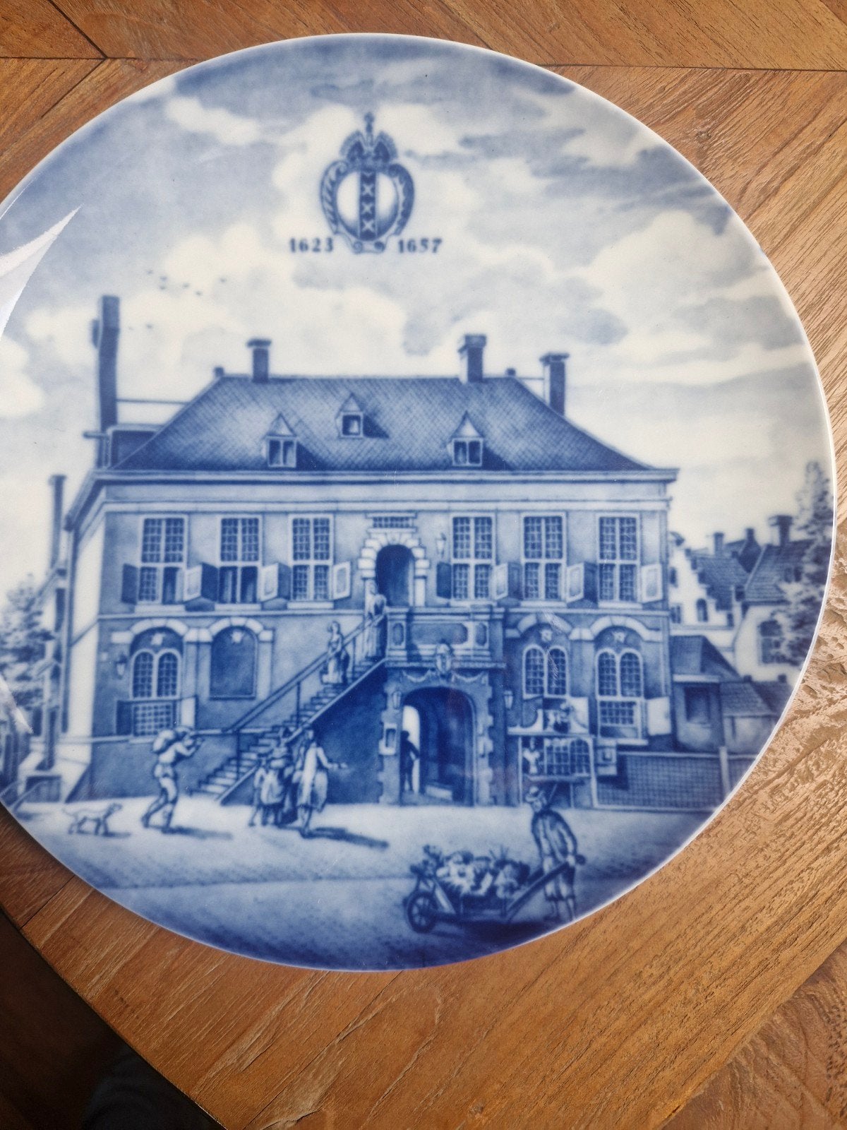 Wandbord Focke & Meltzer (Amsterdam), Ophalen of Verzenden