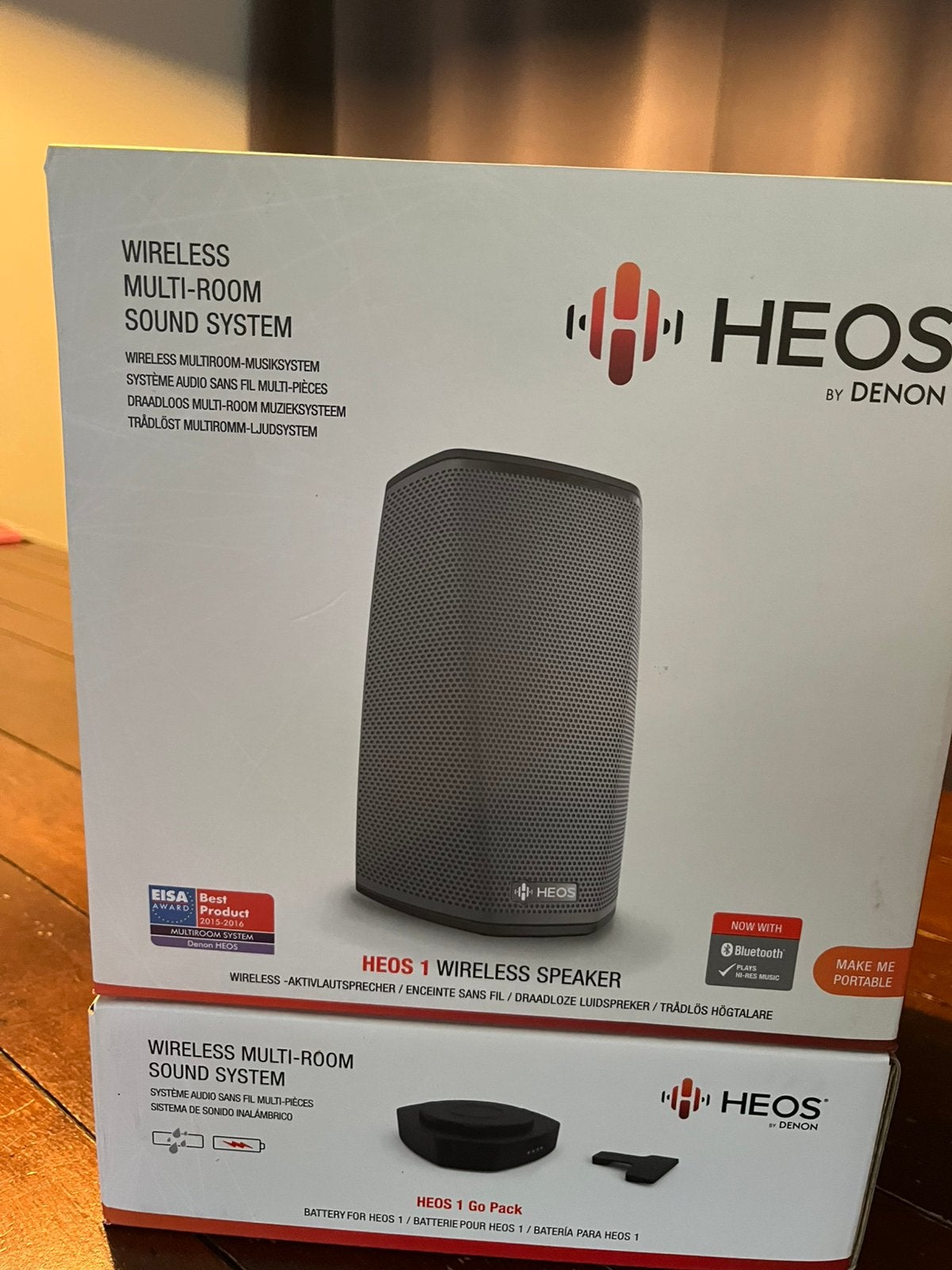 Heos 1 hs2 met Heos go pack draadloze multi room speaker, Audio, Tv en Foto, Luidsprekers, Ophalen of Verzenden, Gebruikt, Overige merken