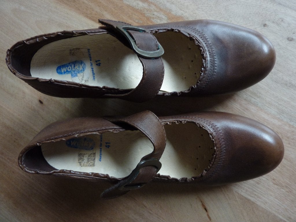 Wolky pumps, Bruin, Ophalen of Verzenden, Zo goed als nieuw, Wolky