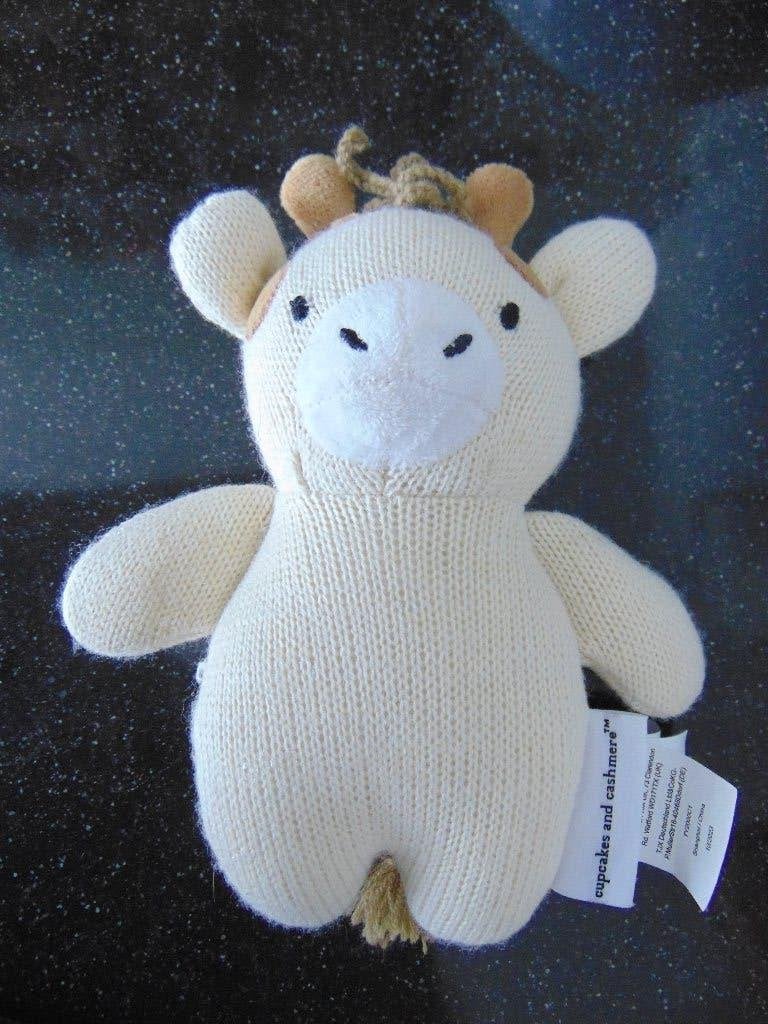 Cupcakes and Cashmere gebreide giraf luxe zachte babyknuffel, Overige merken, Overige typen, Ophalen of Verzenden, Middelgroot (20 tot 80 cm)