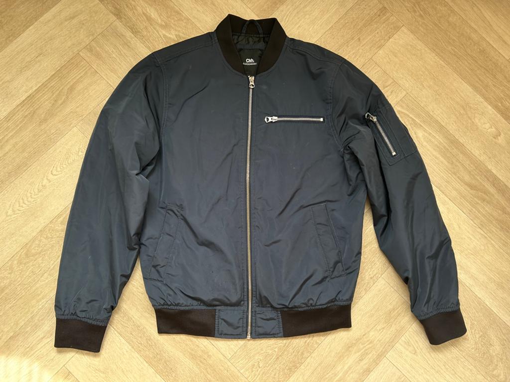 Bomberjack maat XS, Blauw, Zo goed als nieuw, Maat 46 (S) of kleiner, C&A