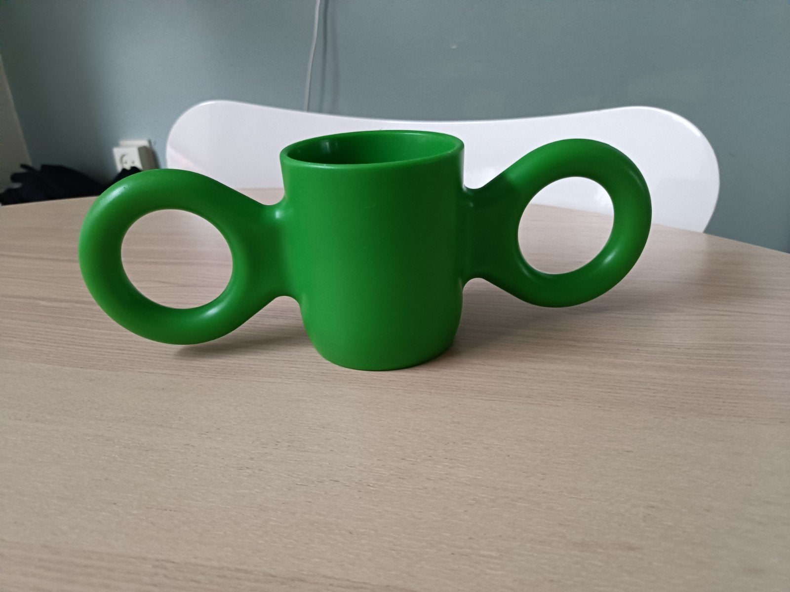 Gispen Dombo beker groen, Ophalen of Verzenden, Gebruikt
