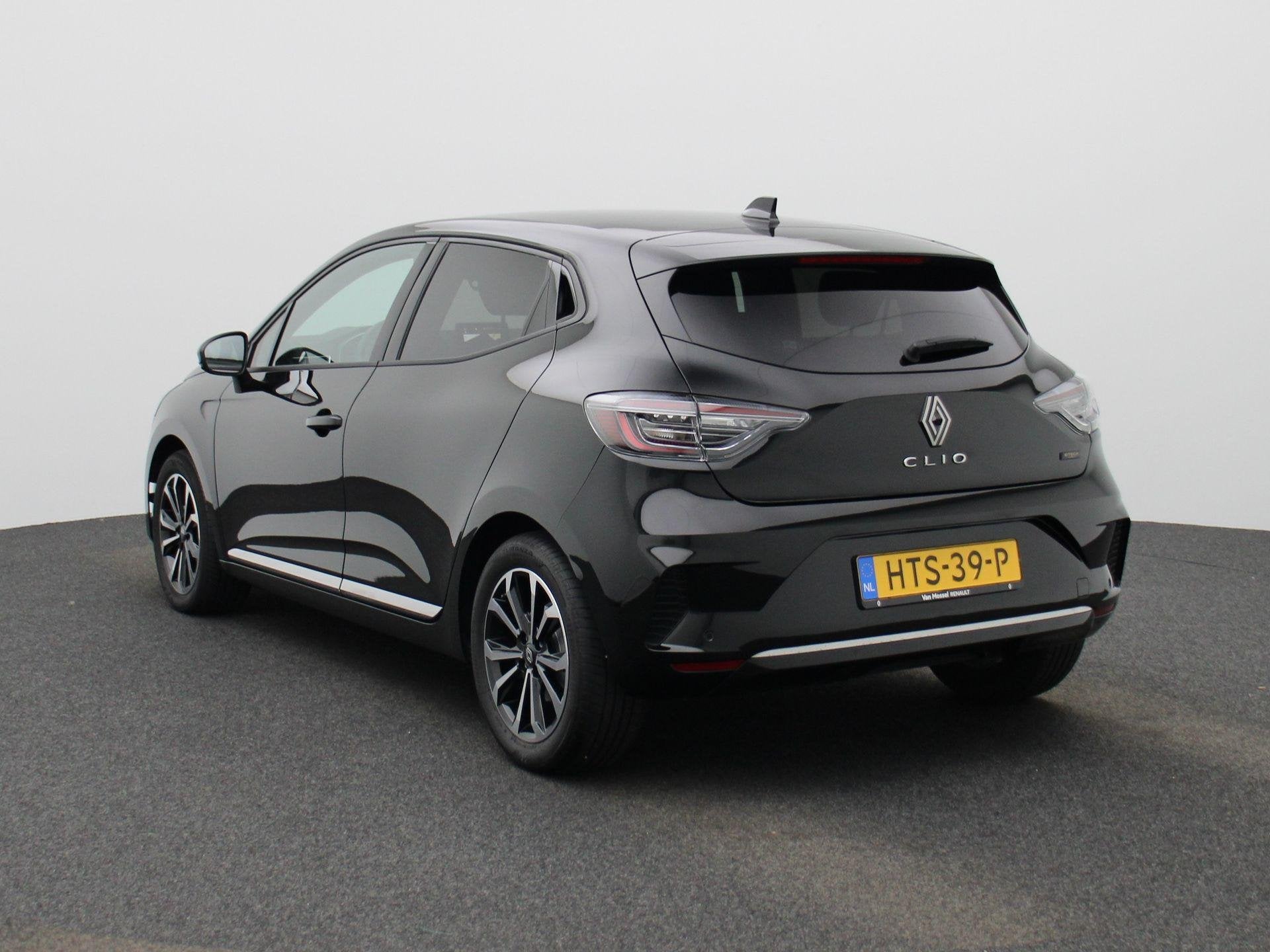 Renault Clio 1.6 E-Tech Full Hybrid 145 techno | Navigatie 9, Auto's, Euro 6, Leder en Stof, Zwart, Origineel Nederlands