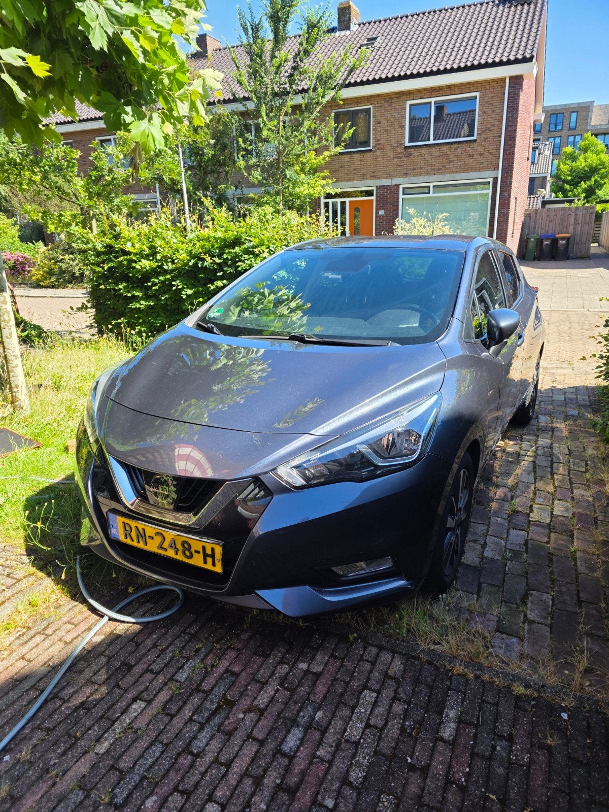 Nissan Micra 0.9 Ig-t 90pk 2018 Grijs, Auto's, Voorwielaandrijving, 898 cc, Stof, 40 €/maand