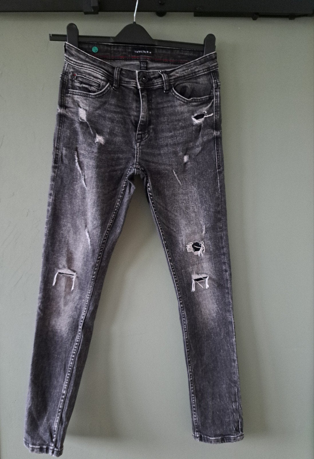 Z.g.a.n. New Yorker jongens mt. 28/30 spijkerbroek zwart, Kleding | Heren, New Yorker, Zwart, W32 (confectie 46) of kleiner, Ophalen of Verzenden