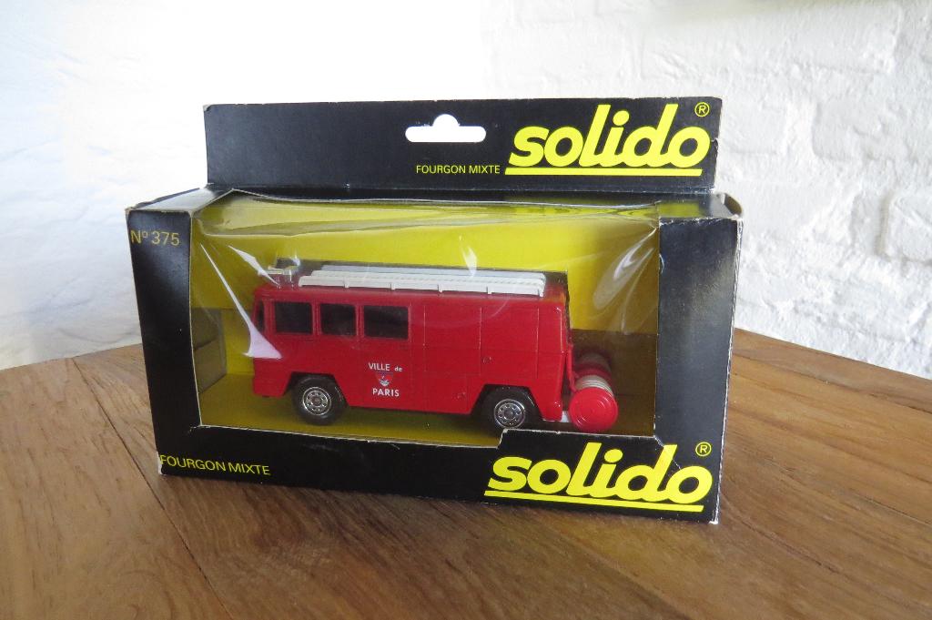Solido - Berliet brandweerwagen (1:50), Hobby en Vrije tijd, Verzenden, Nieuw, Bus of Vrachtwagen, Overige merken