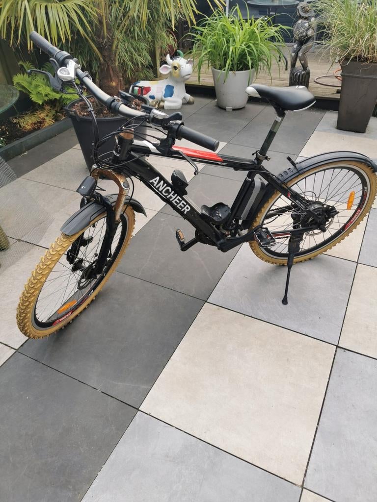Ancheer elektrische fiets - geen oplader,acu op denk ik, Fietsen en Brommers, Elektrische fietsen, Ophalen of Verzenden, Gebruikt