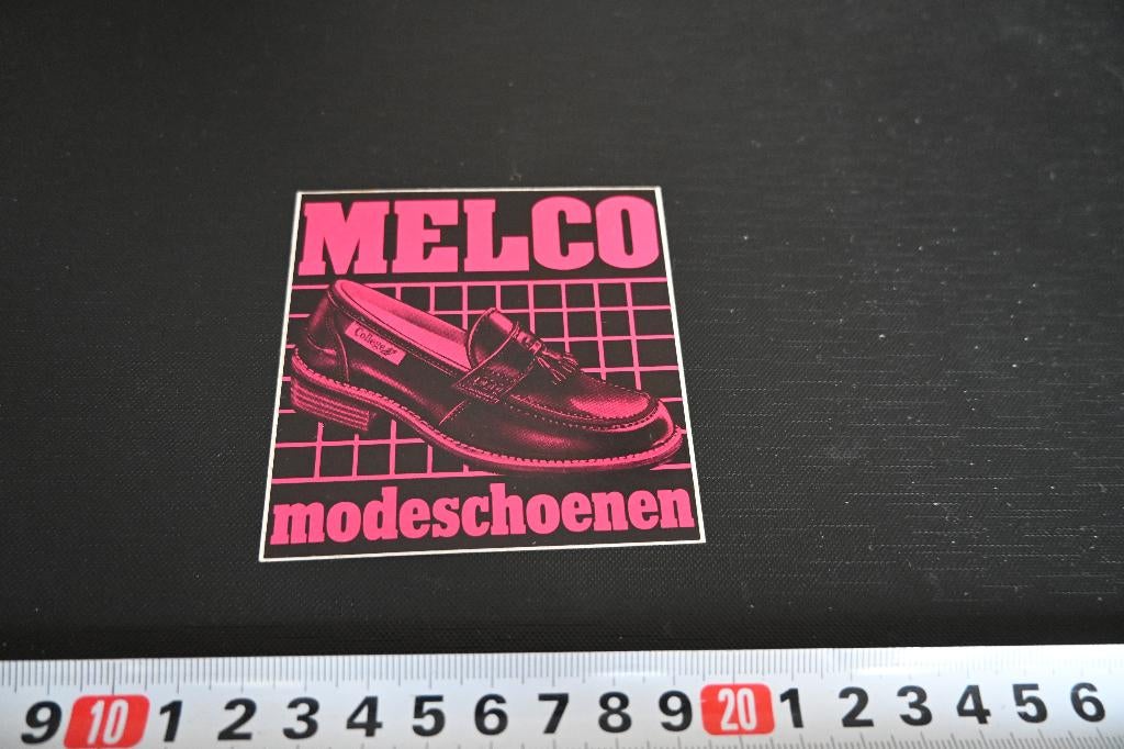 sticker MELCO modeschoenen, Ophalen, Zo goed als nieuw