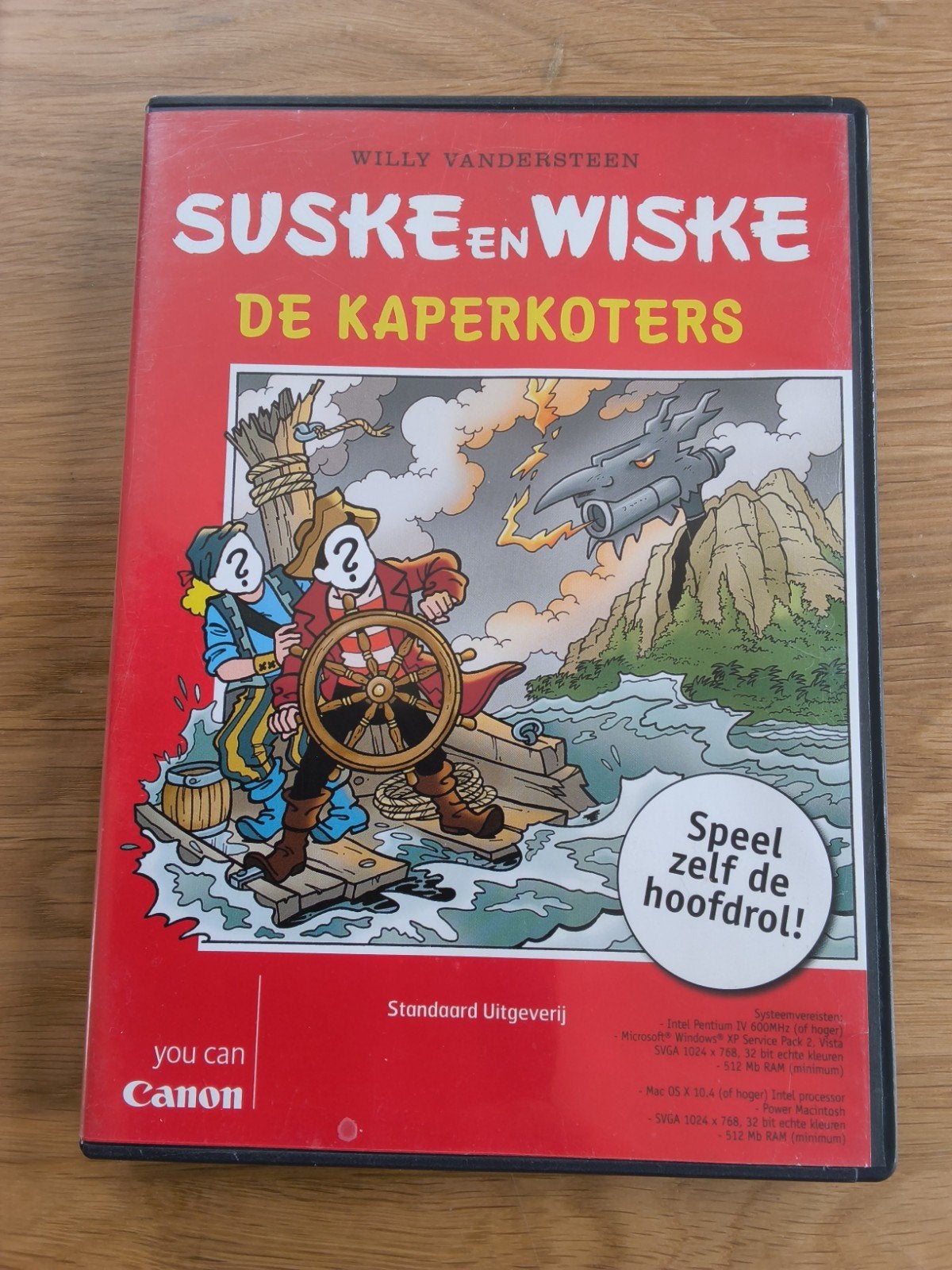 Suske en Wiske De Kaperkoters cd-ROM Speel zelf de hoofdrol, Spelcomputers en Games, Ophalen of Verzenden, Zo goed als nieuw