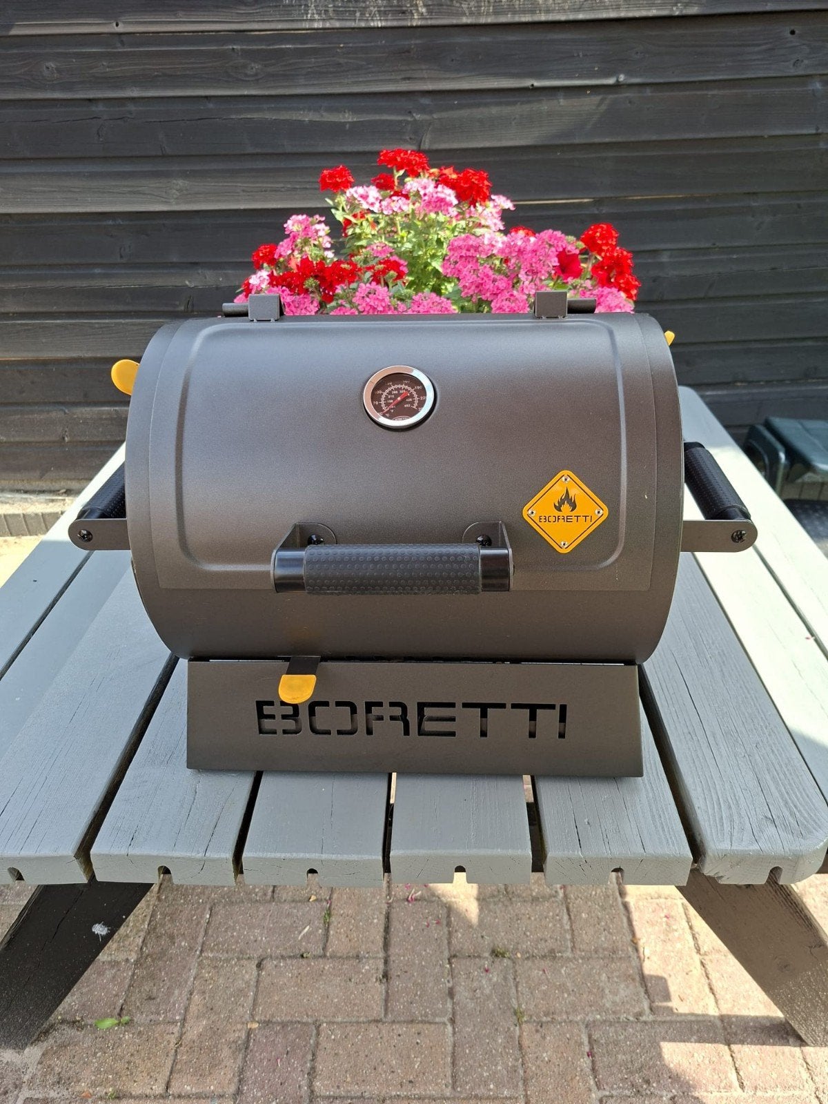 Boretti houtskool barbecue Terzo - ZGAN, Ophalen, Zo goed als nieuw, Boretti
