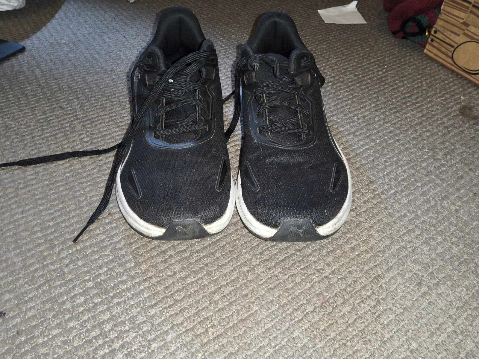Puma hardloopschoenen maat 40 - Zwart, Puma, Ophalen of Verzenden, Gedragen, Sportschoenen