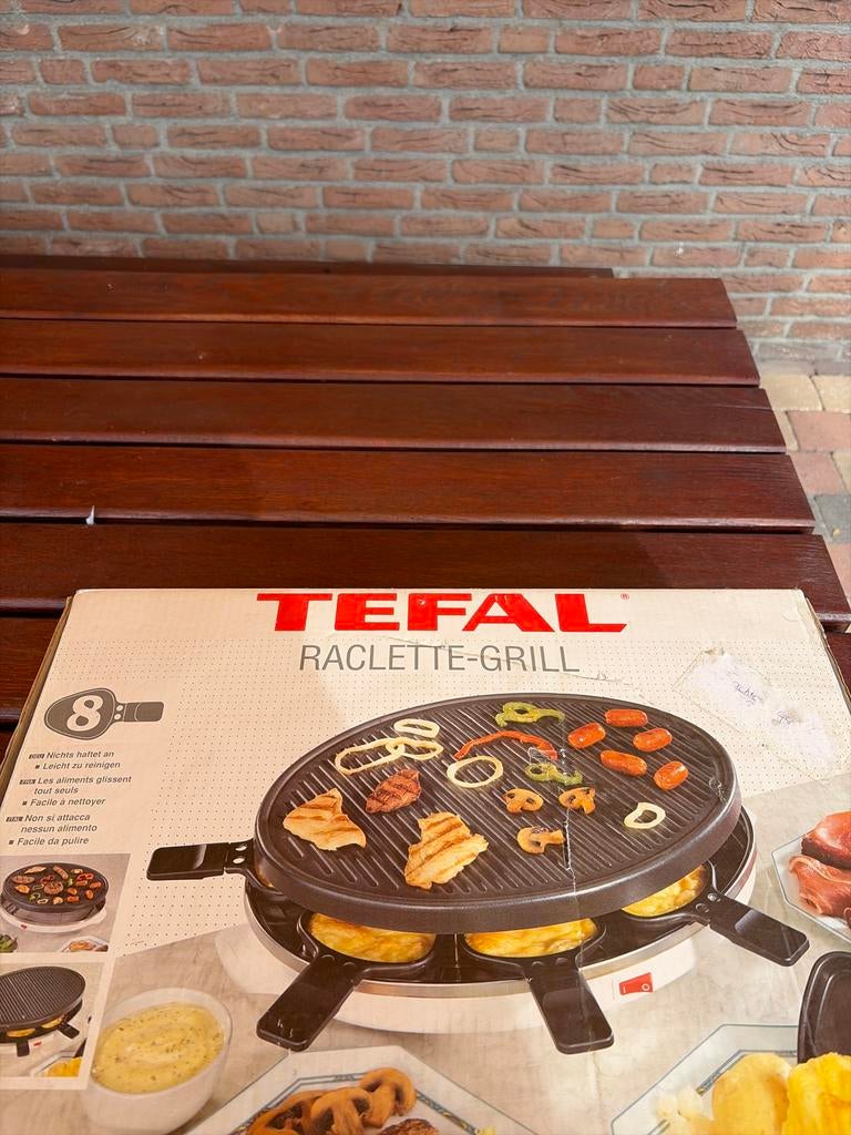 Tefal Raclette-Grill - Zo goed als nieuw, Ophalen of Verzenden, Zo goed als nieuw
