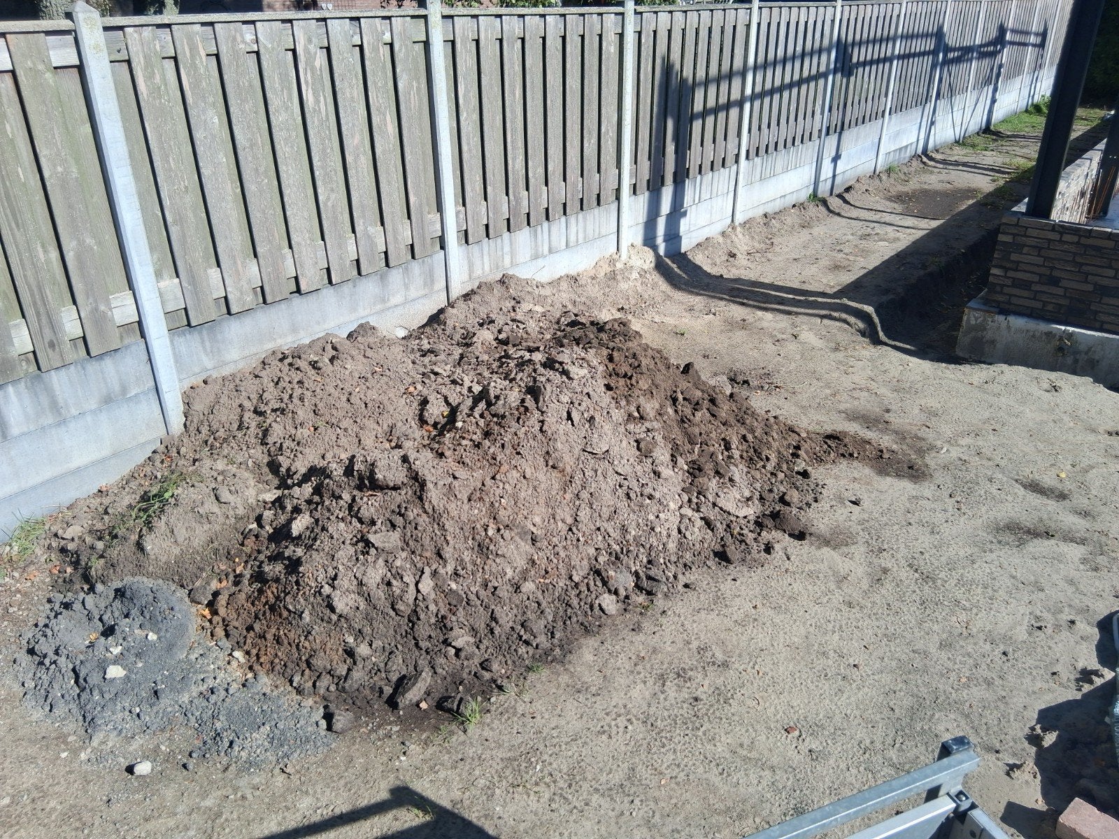 zwarte grond, tuinaarde gratis, Tuin en Terras, Ophalen, Gebruikt, Ophoogzand