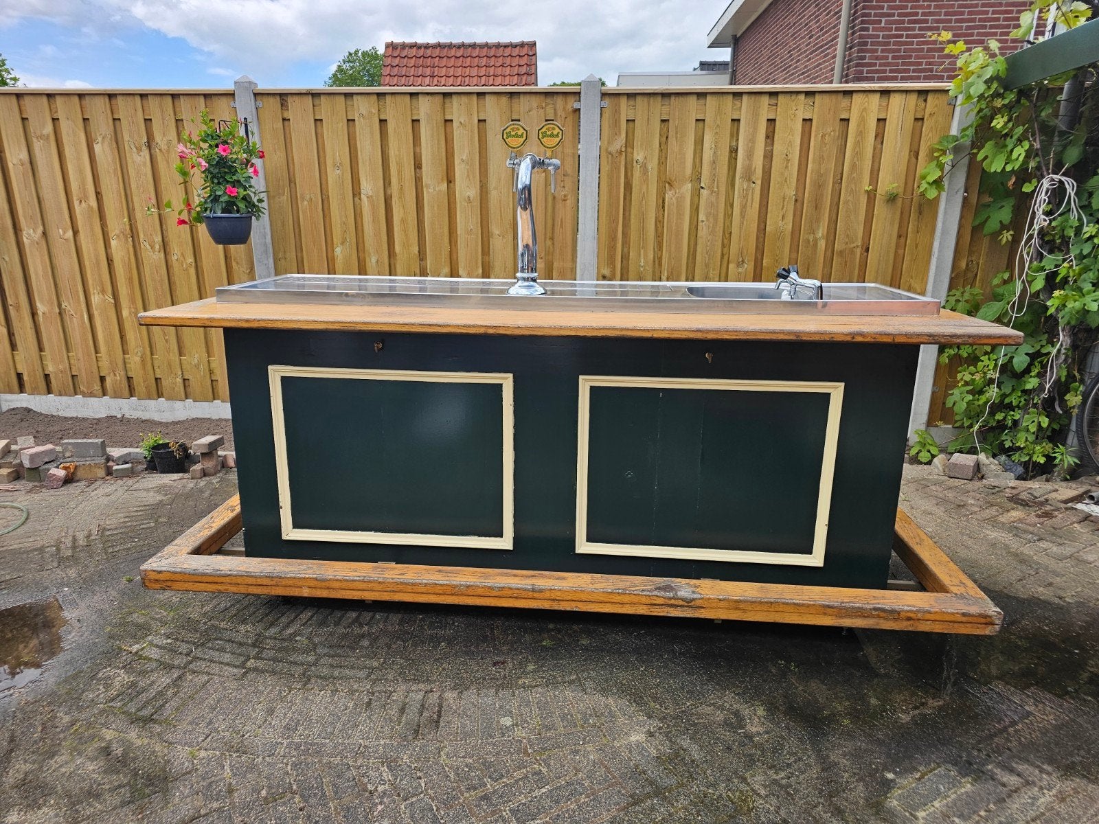 Biertap installatie met spoelbak en koeler, Witgoed en Apparatuur, Ophalen, Overige merken