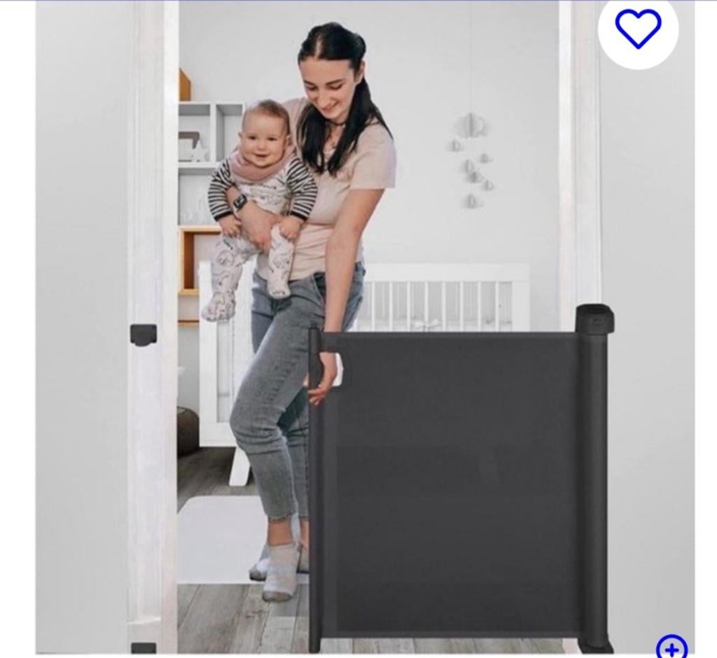 Oprolbaar Veiligheidshekje voor Baby's en Huisdieren, Overige materialen, Nieuw, Oprolhekje, Ophalen of Verzenden