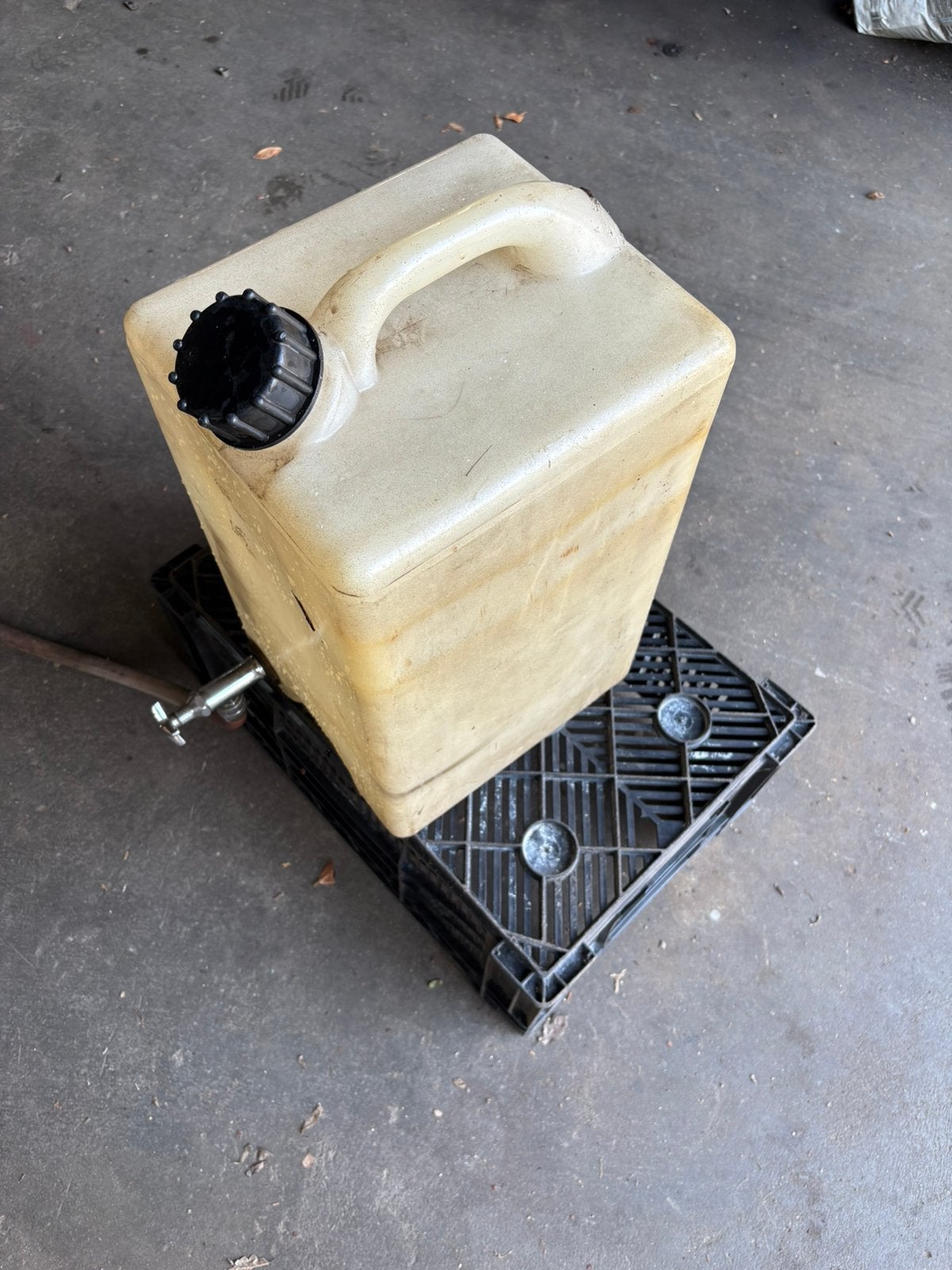 Watertank met kraan water tank camper caravan vrachtwagen, Ophalen of Verzenden, Gebruikt
