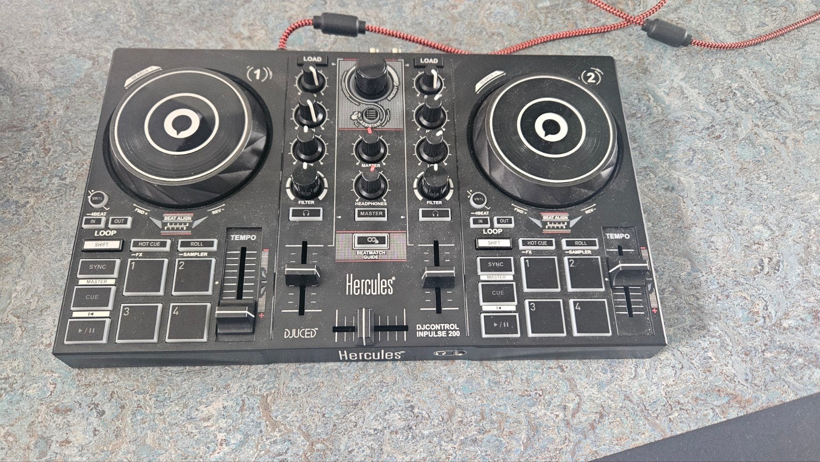 Hercules DJControl Inpulse 200 DJ-controller, Ophalen of Verzenden, Zo goed als nieuw, Dj-set, Overige merken