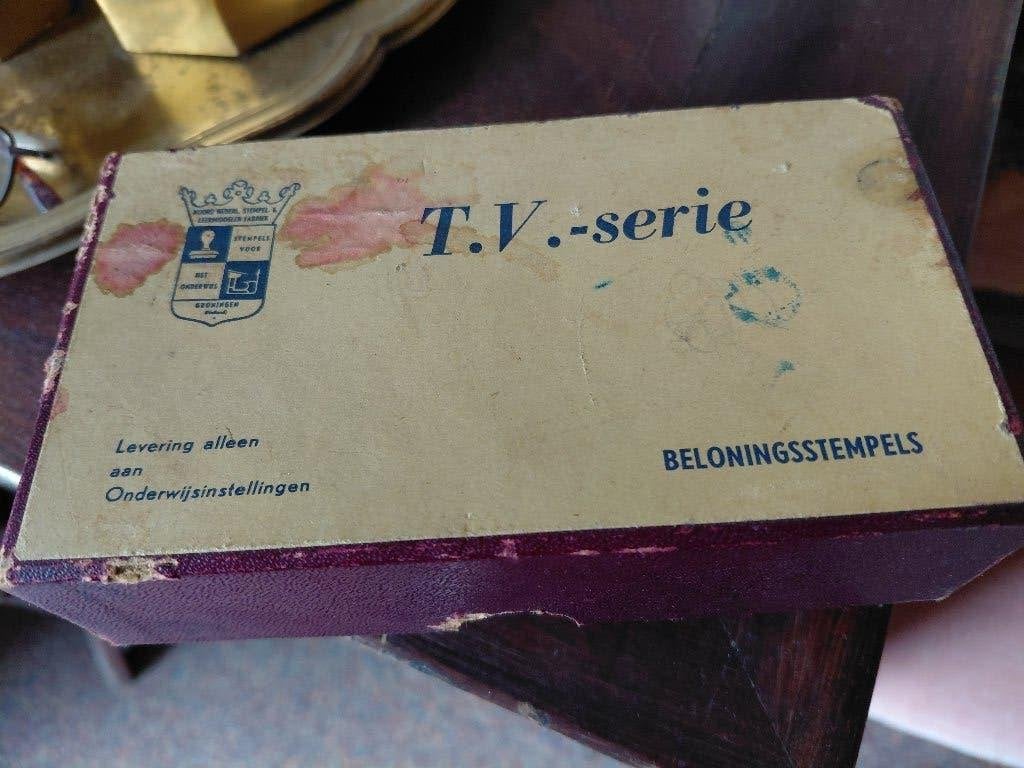 Vintage Schoolantiek: Beloningsstempels & Mini-Drukkerij, Ophalen of Verzenden, Gebruikt, Clearstamp