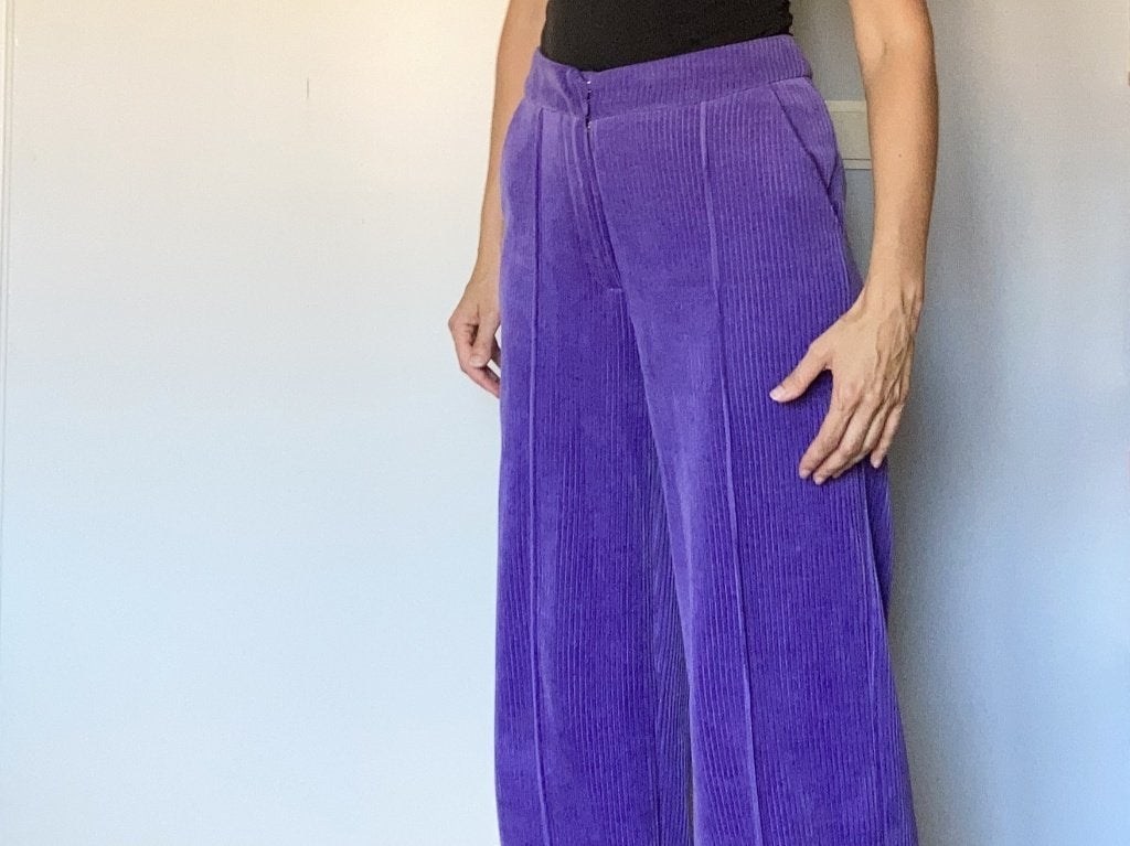 Paarse Pantalon van Harper & Yve Maat M, Maat 38/40 (M), Paars, Ophalen of Verzenden, Zo goed als nieuw