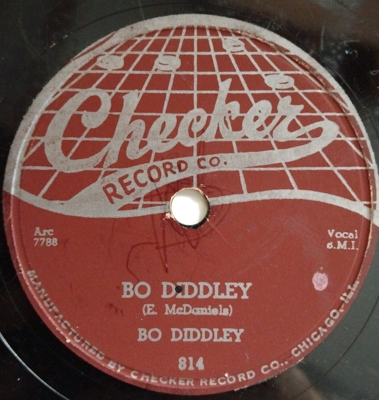 Bo Diddley - Bo Didddley 78rpm, Ophalen of Verzenden, Gebruikt, 10 inch