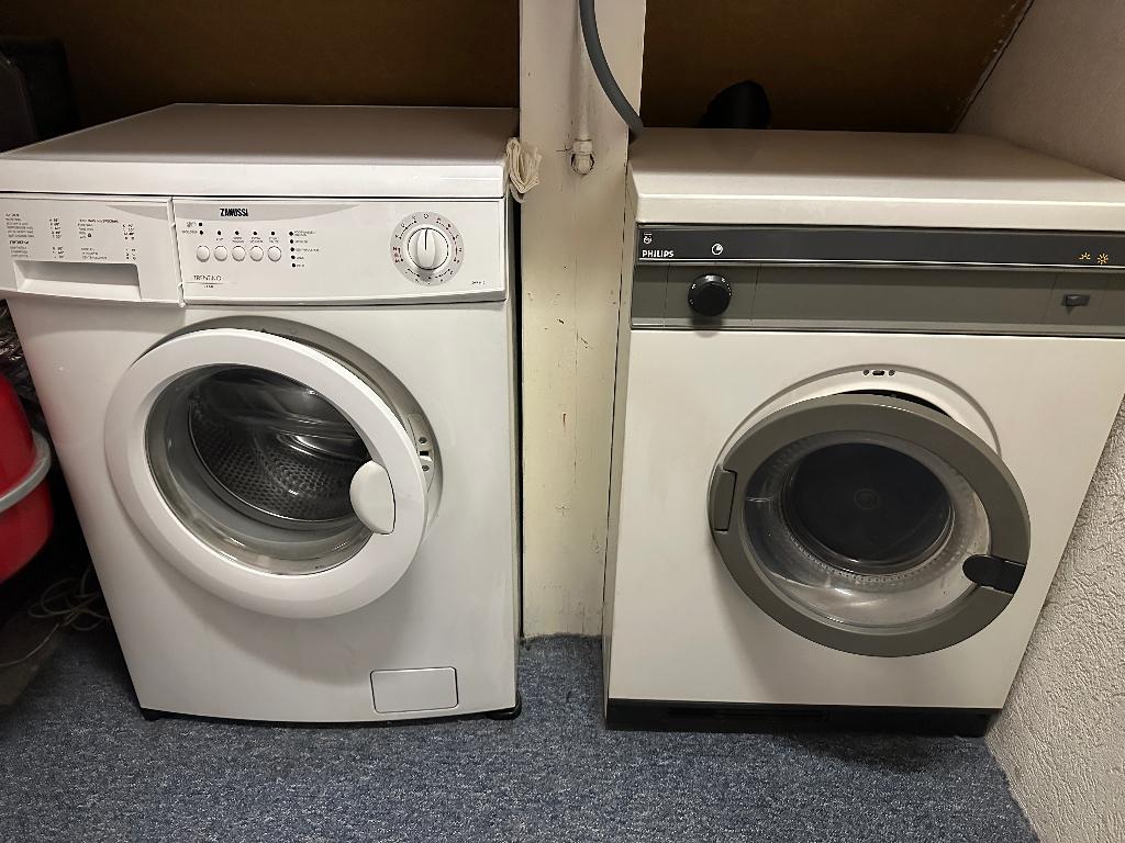 Wasmachine en Droger, moet weg, 4 tot 6 kg, Ophalen, Gebruikt, 85 tot 90 cm