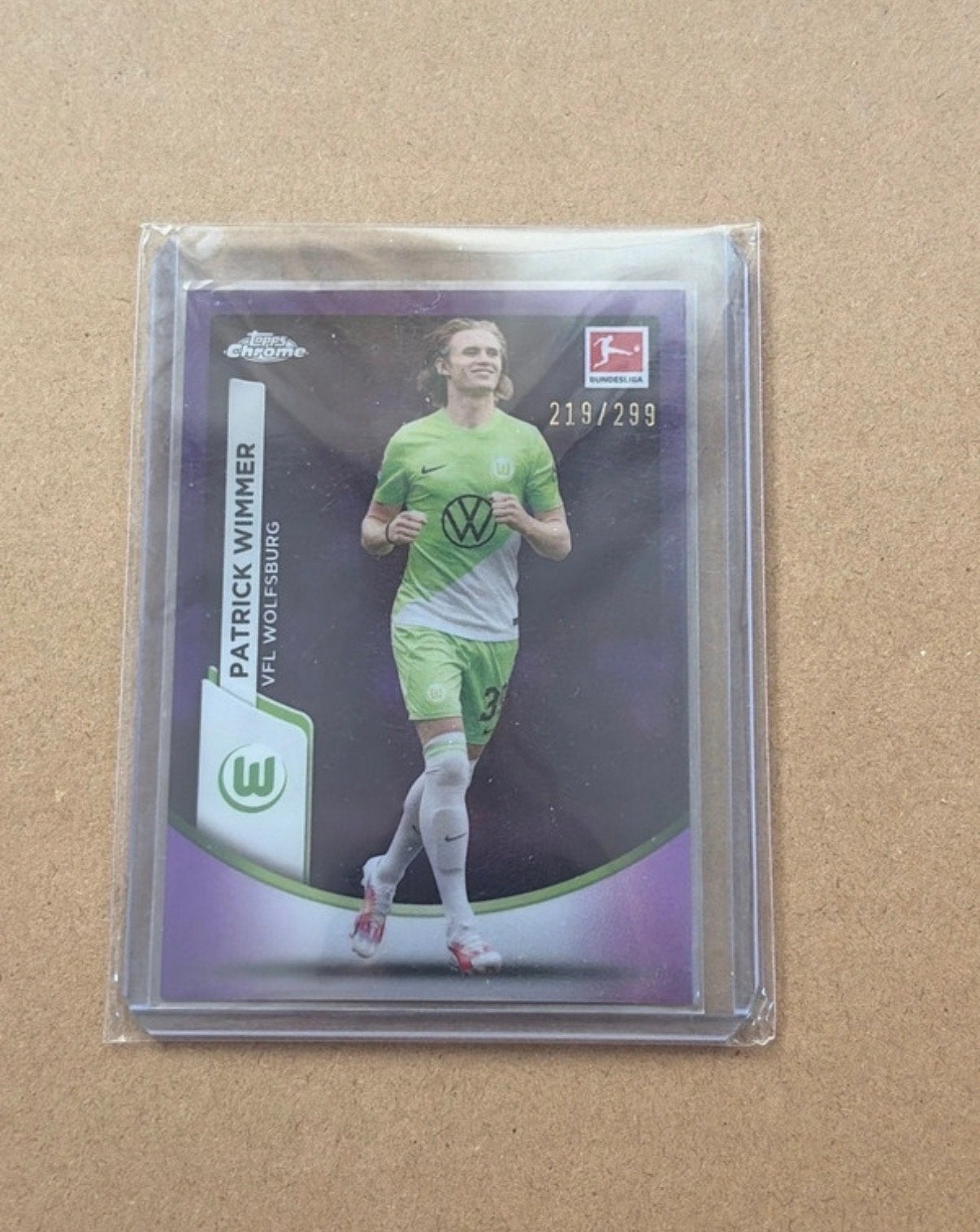 Patrick Wimmer /299, Verzamelen, Ophalen of Verzenden, Zo goed als nieuw, Buitenlandse clubs, Spelerskaart