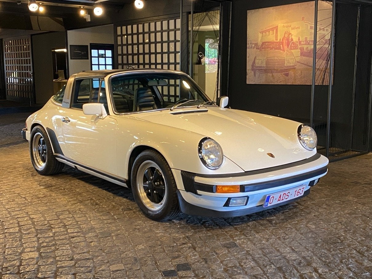 Porsche 911 3.0SC Targa (bj 1977), Cabriolet, Wit, Bedrijf, 211 pk